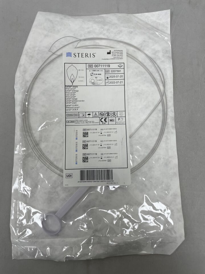 711119 - STERIS - Lariat Snare 2.4mm x 230cm , ( EA ) - ( Expiry Date : 2025-07-20 )