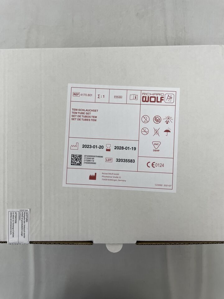 4170.801 - RICHARD WOLF - Kit de tubos para TEM, (BX/1) - (Fecha de caducidad: 19/01/2028)
