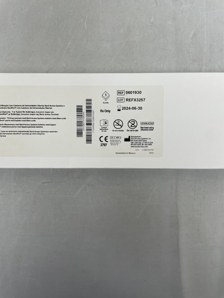 601930 - BARD - Plastic Tunneler, (BX/5) - ( Expiry Date: 2024-06-30 )