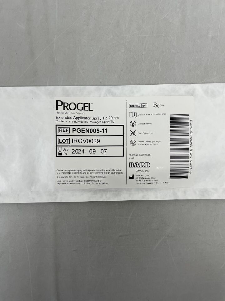 PGEN005-11 - BARD - Progel Extended Applicator Spray Tip, 29 cm Size, (EA) - ( Expiry Date: 2024-09-07 )