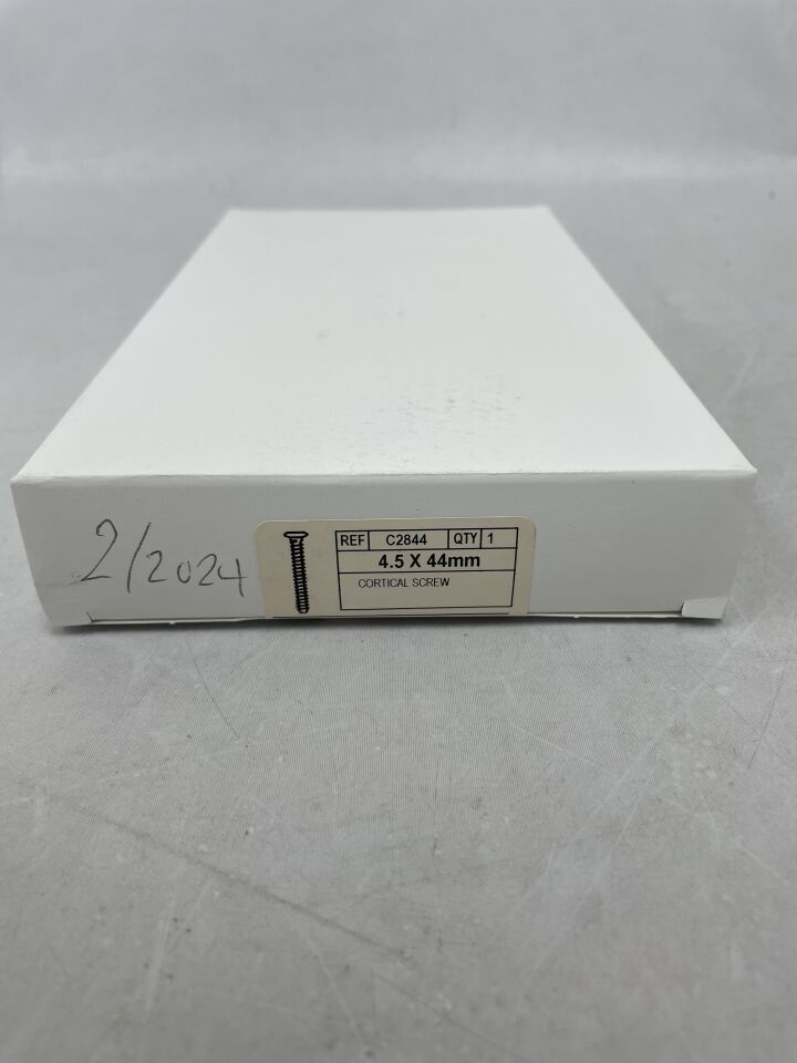 C2844 - CONMED - Cortical Screw, 4.5mm x 44mm, (BX/1) - ( Expiry Date: 2024-02-14 )