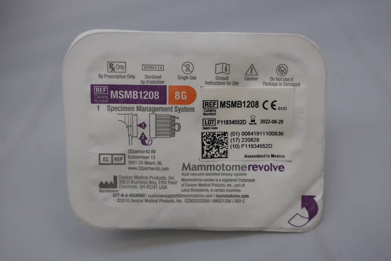 MSMB1208 - DEVICOR - Mammotome Revolve Specimen Management Systems, 8G, (EA) - ( Expiry Date: 2025-03-18 )