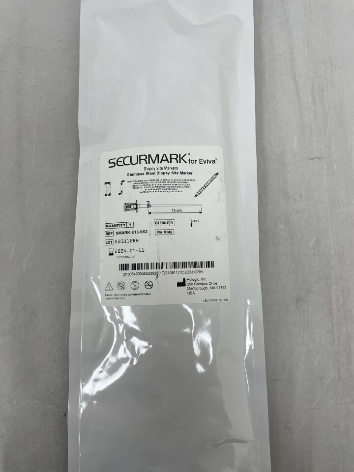 SMARK-E13-SS2 - HOLOGIC - eviva securmark stainless steel biopsy site marker, 13cm infinity, (EA) - ( Expiry Date: 2024-09-11 )