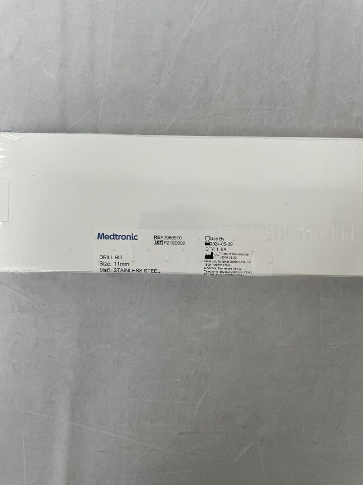 7080510 - MEDTRONIC - Drill Bit: 11mm, (BX/1) - ( Expiry Date: 2024-05-29 )