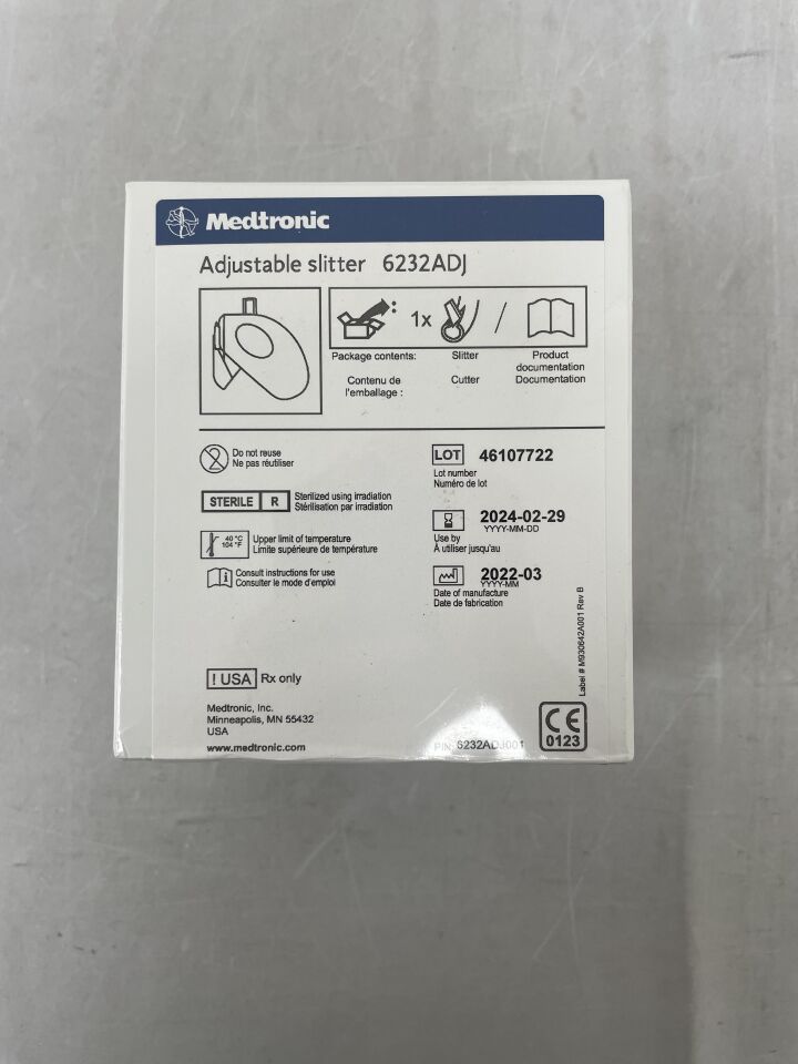 6232ADJ - MEDTRONIC - Adjustable Slitter, (BX/1) - ( Expiry Date: 2024-02-29 )