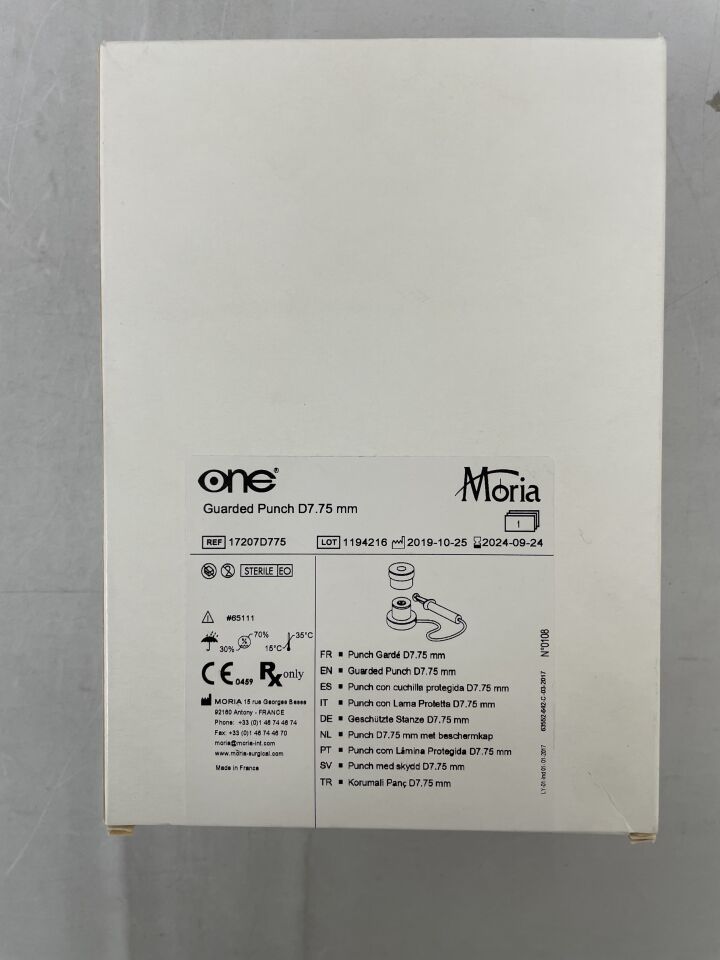 17207D775 - MORIA - One Guarded Punch D7.75mm, () - ( Expiry Date: 2024-09-24 )
