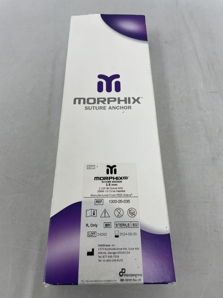1000-05-035 - MORPHIX - 3.5mm Single Use Drill and Guide Procedure Pack, (BX/1) - ( Expiry Date: 2024-09-30 )