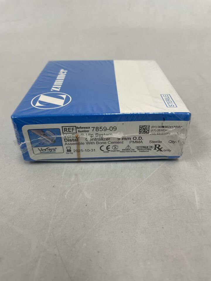 7859-09 - ZIMMER - VerSys Hip System, Distal Centralizer 9mm O.D. , ( BX/1 ) - ( Expiry Date : 2025-10-31 )