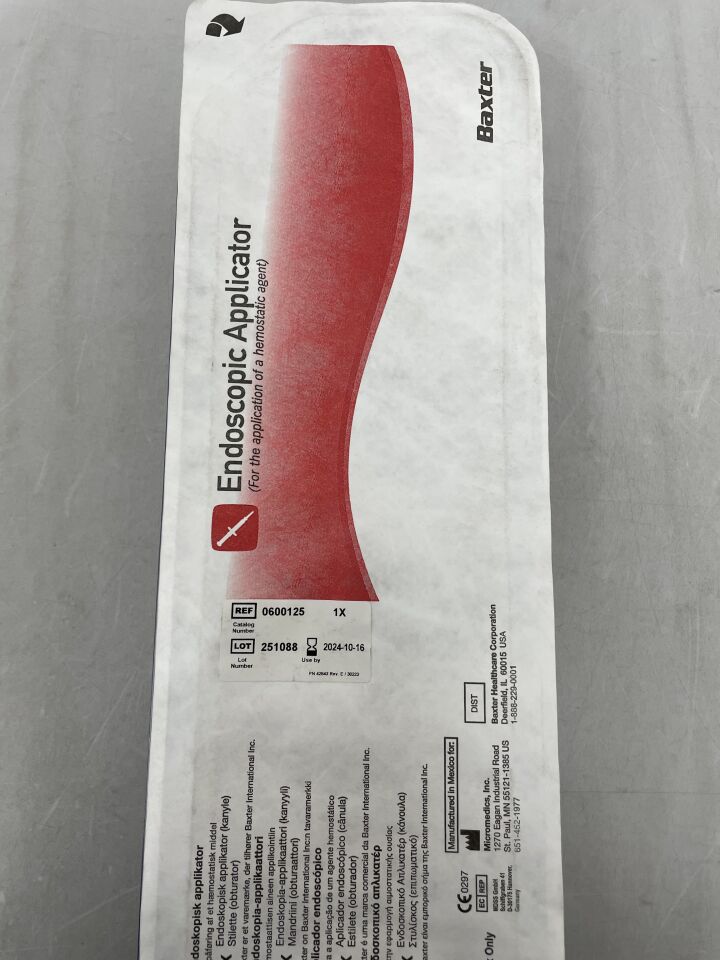 600125 - BAXTER - Endoscopic Applicator, (EA) - ( Expiry Date: 2024-10-16 )