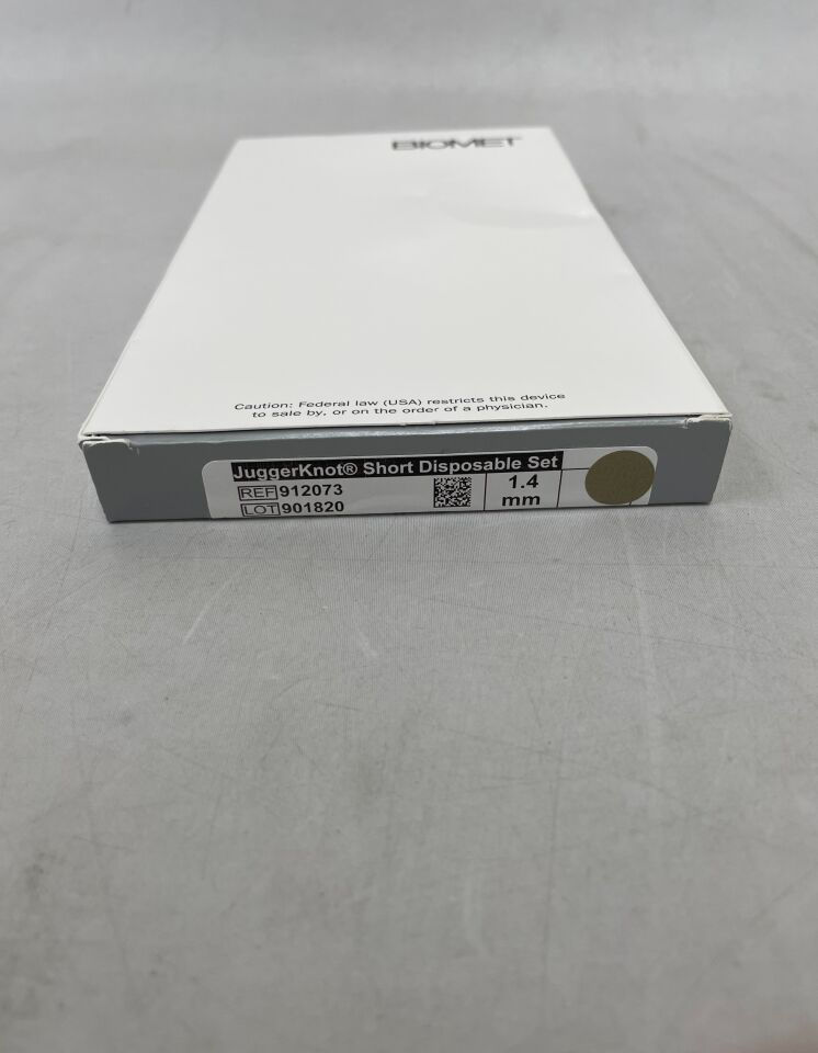 912073 - BIOMET - JUGGERKNOT Short Set, 1.4mm, (BX/1) - ( Expiry Date: 2023-09-25 )