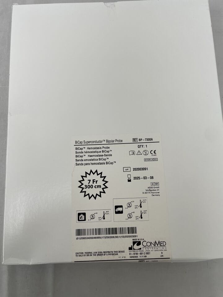 BP-7300A - CONMED - BiCap Multi-Electrode Bipolar Hemostasis Probe 7F x 300cm, (BX/1) - ( Expiry Date: 2025-03-08 )