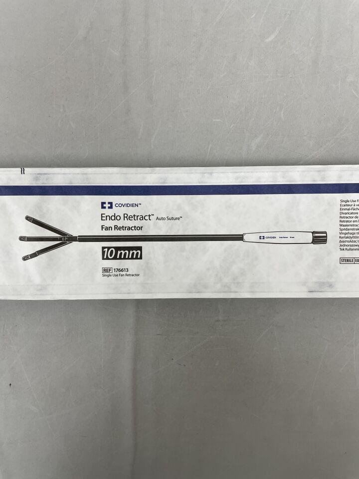 176613 - COVIDIEN - Endo Retract Fan Retractor, 10mm x 31cm
, () - ( Expiry Date: 2024-12-31 )