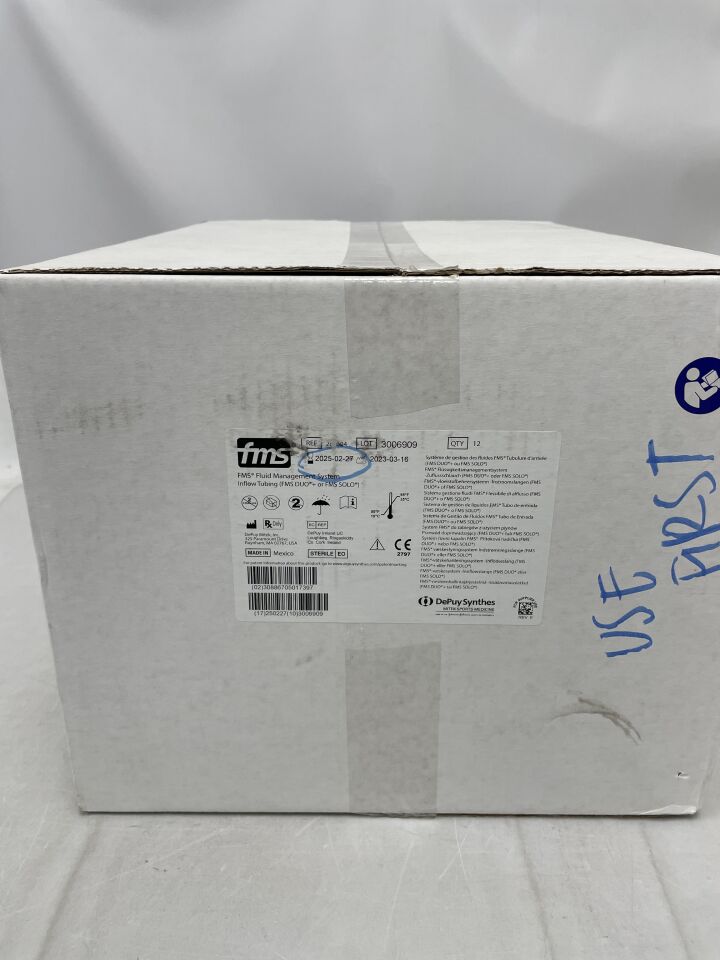 284504 - DEPUY - Mitek Irrigation Inflow Tubing Set, (BX/12) - ( Expiry Date: 2025-02-27 )