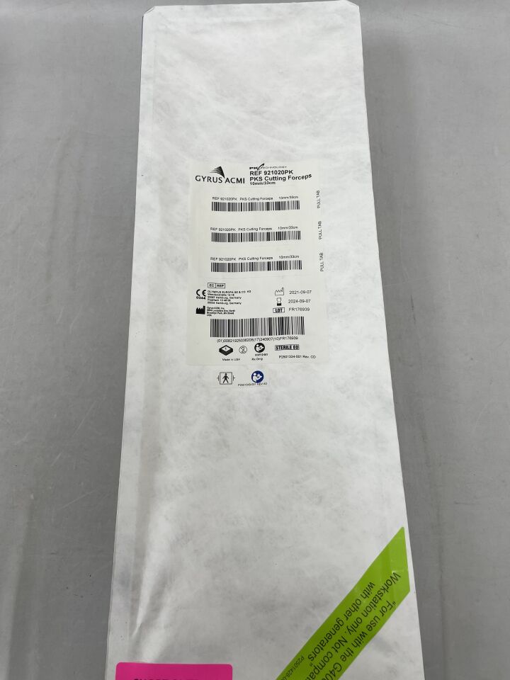 921020PK - GYRUS ACMI - PKS Cutting Forceps 10mm/33cm, (EA) - ( Expiry Date: 2024-09-07 )