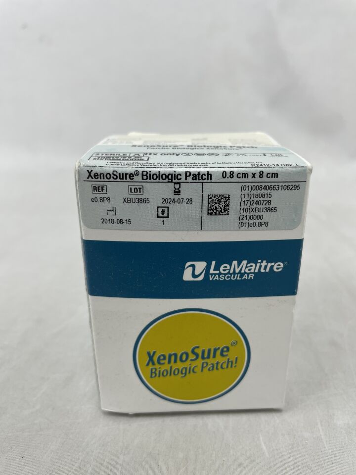 e0.8P8 - LEMAITRE - XenoSure Biological Vascular Patch 0.8cm x 8cm, Tapered, (BX/1) - ( Expiry Date: 2024-07-28 )