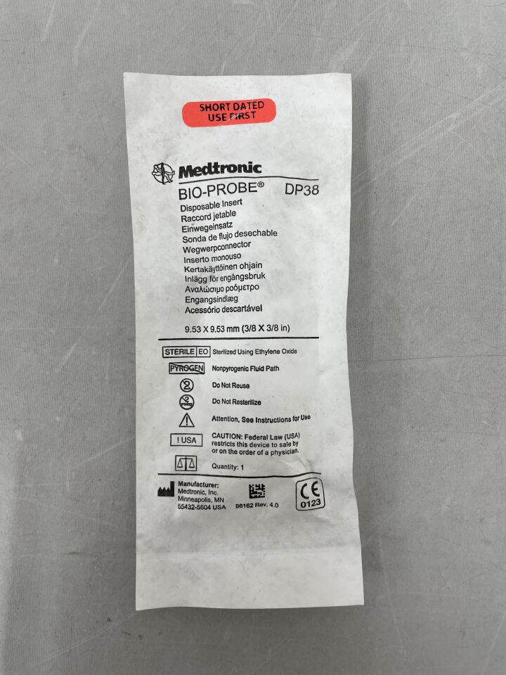 95244 - MEDTRONIC - BIO-PROBE DP38, 9.53 x 9.53mm, (EA) - ( Expiry Date: 2024-04-18 )