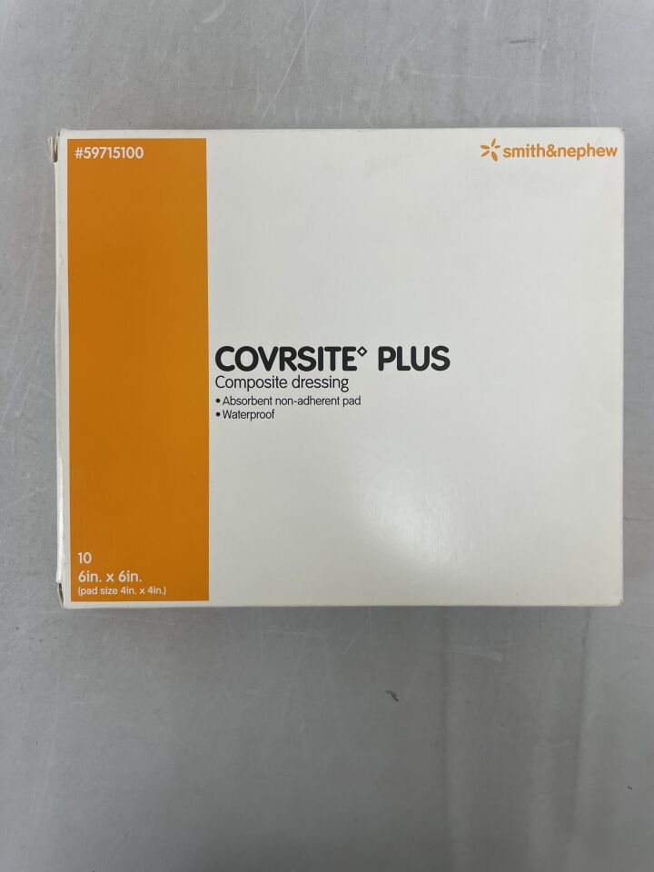 59715100 - SMITH & NEPHEW - COVRSITE PLUS Composite Dressing 6" x 6", () - ( Expiry Date: 2024-12-31 )