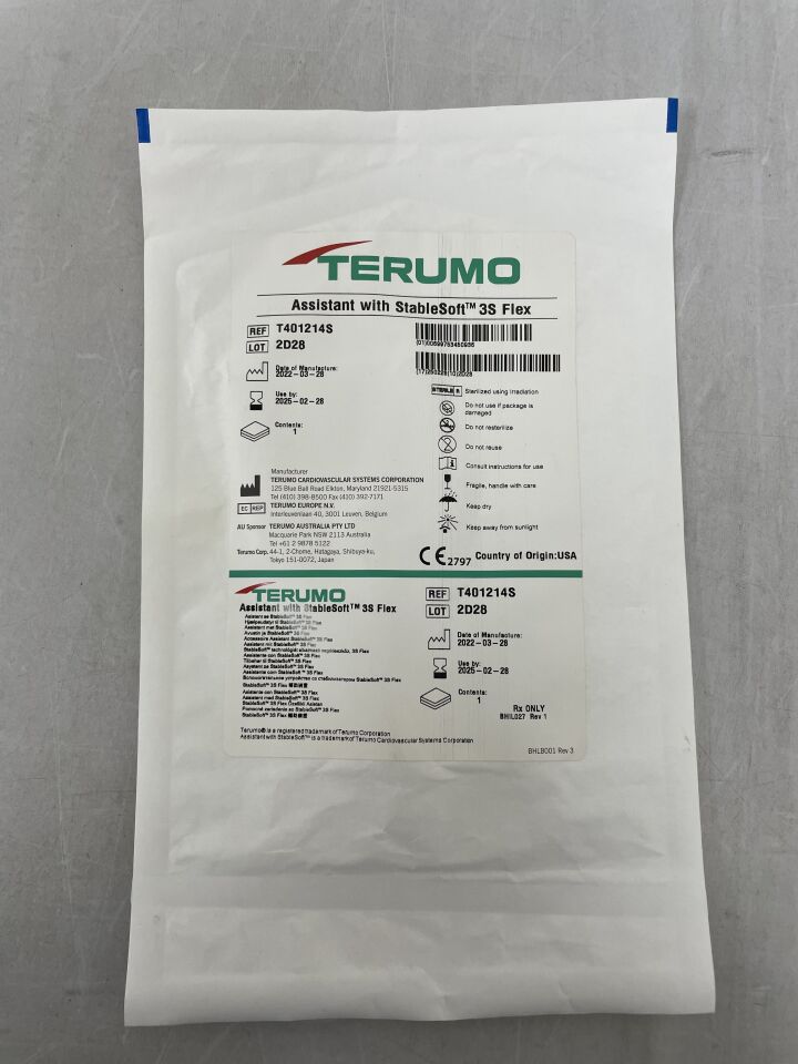 T401214S - TERUMO - ASSISTANT ATTACHMENT W/STABLESOFT TECHNOLOGY, 3S Flex, (EA) - ( Expiry Date: 2025-02-28 )