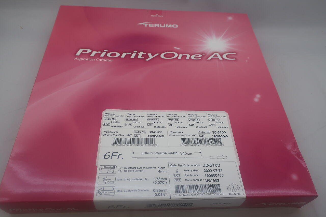 UG1602 - TERUMO - Priorityone Braided Aspiration Catheter, 6 Fr Size, 140 cm Length, (BX/1) - ( Expiry Date: 2025-03-31 )