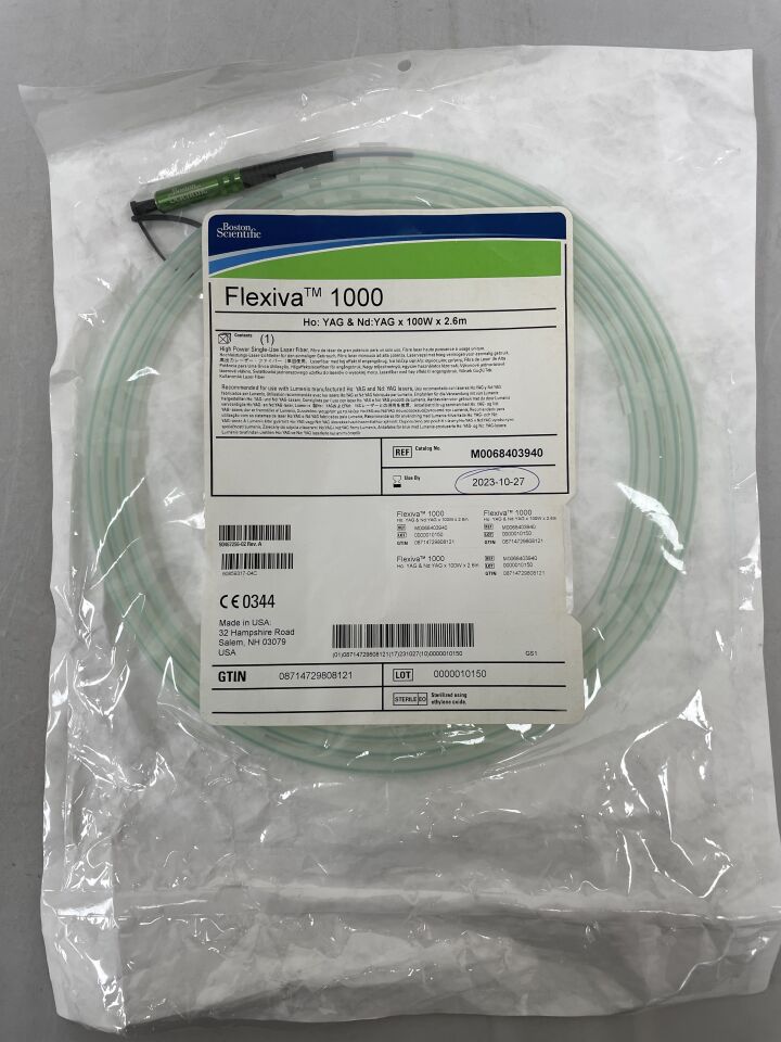 840394 - BOSTON SCIENTIFIC - flexiva single-use high power laser fiber, 1000, (EA) - ( Expiry Date: 2023-10-27 )