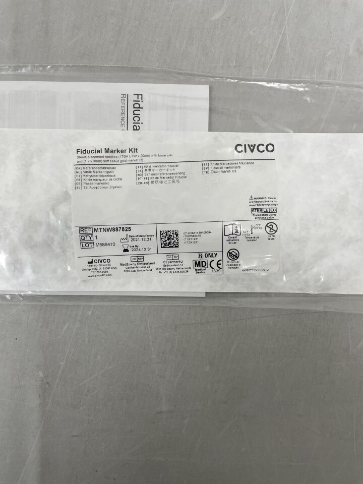 MTNW887825 - MEDTEC - CIVCO Fiducial Marker Kit Placement Needles 17G x 20cm (3 Pack), (EA) - ( Expiry Date: 2024-12-31 )