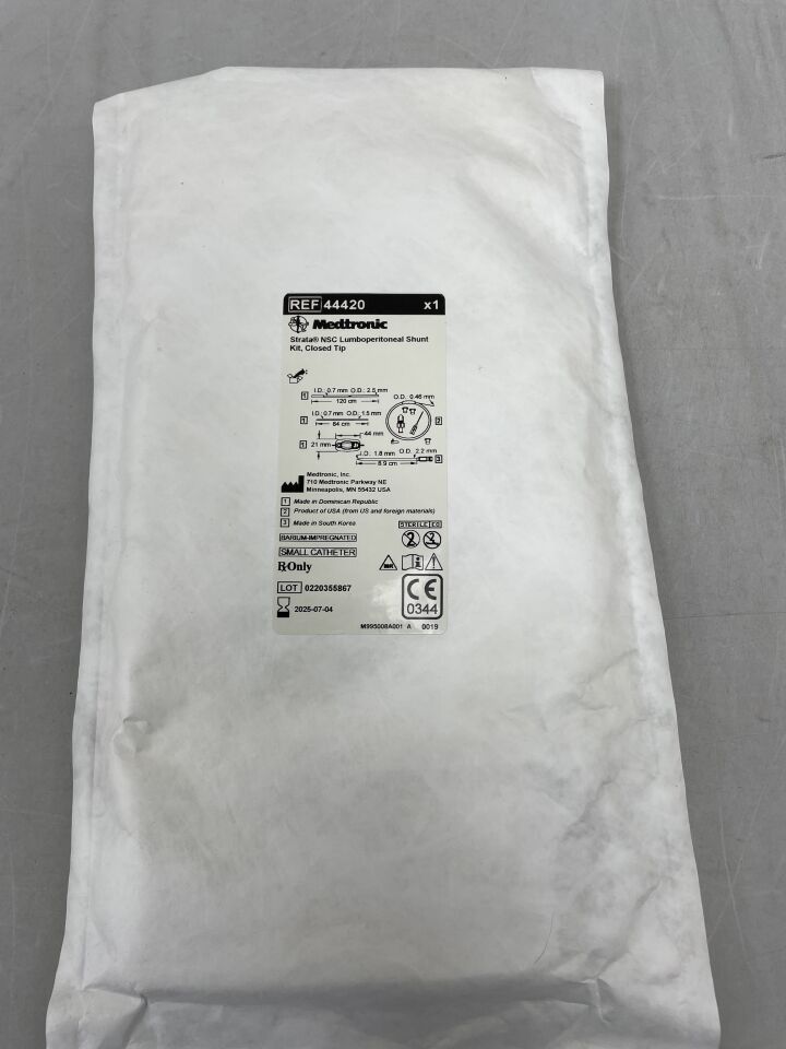 44420 - MEDTRONIC - Strata NSC Lumboperitoneal Shunt Kit, Closed Tip , ( EA ) - ( Expiry Date : 2025-07-04 )