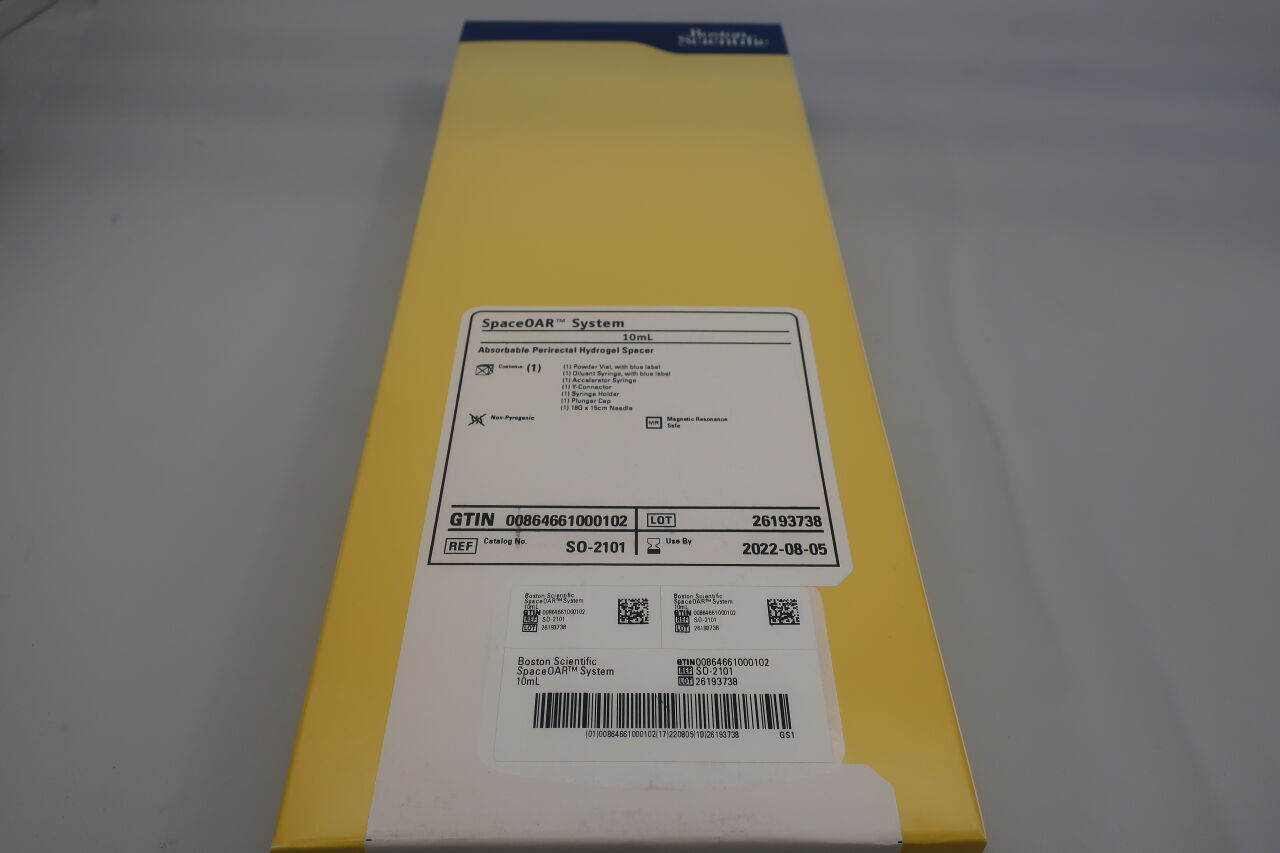 SO-2101 - BOSTON SCIENTIFIC - SpaceOAR System, Absorbable Perirectal Hydrogel Spacer, 10ml, (BX/1) - ( Expiry Date: 2024-04-12 )