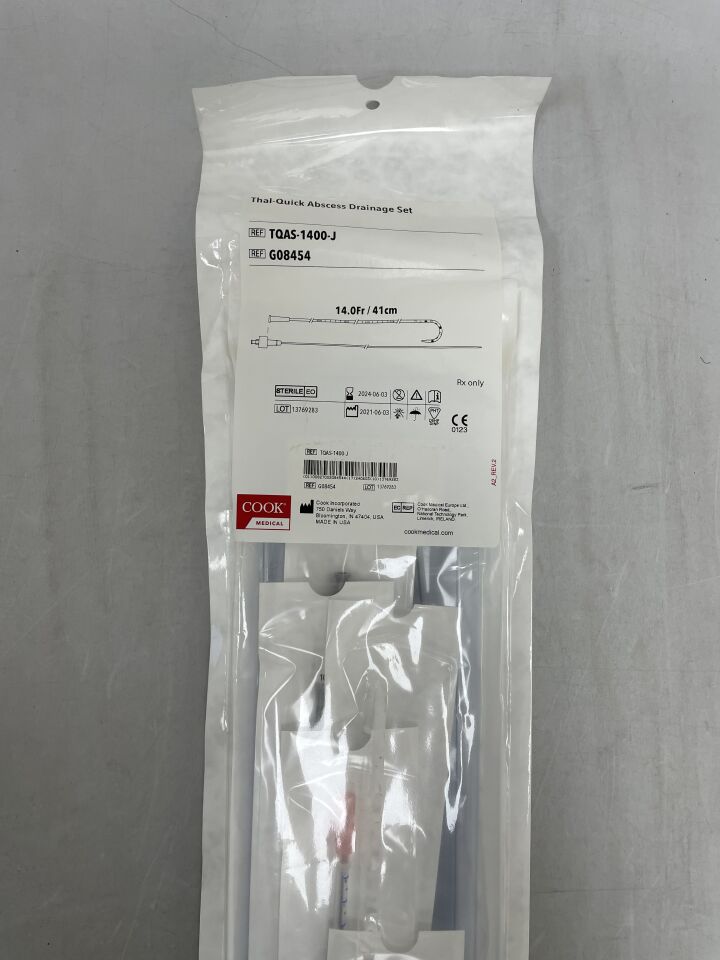 G08454 - COOK - Thal-Quick Abscess Drainage Set 14F, (EA) - ( Expiry Date: 2024-06-03 )