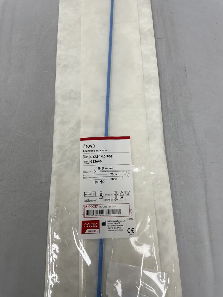G23646 - COOK - Frova Intubating Introducer, 14 Fr Size, 70 cm Length, (EA) - ( Expiry Date: 2024-10-01 )