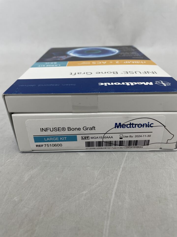 7510600 - MEDTRONIC - Infuse Bone Graft Large Kit, 6.0cc, (BX/1) - ( Expiry Date: 2024-11-30 )