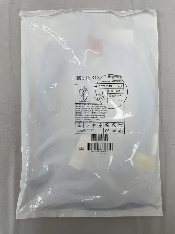 00711513 - STERIS - BioVac Direct Suction Device w/Y-Port (Olympus/Fujinon), () - ( Expiry Date: 2024-11-07 )