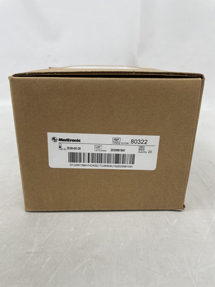 80322 - MEDTRONIC - DLP Metal Tip Arterial Cannula, Non-Vented, Rigid 22F , ( BX/20 ) - ( Expiry Date : 2026-06-28 )