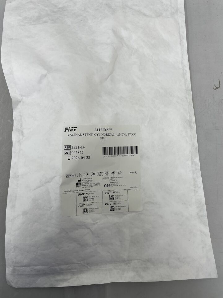 3321-14 - PMT - vaginal stent, cylindrical, 4x14cm, 170cc fill , ( EA ) - ( Expiry Date : 2026-04-28 )