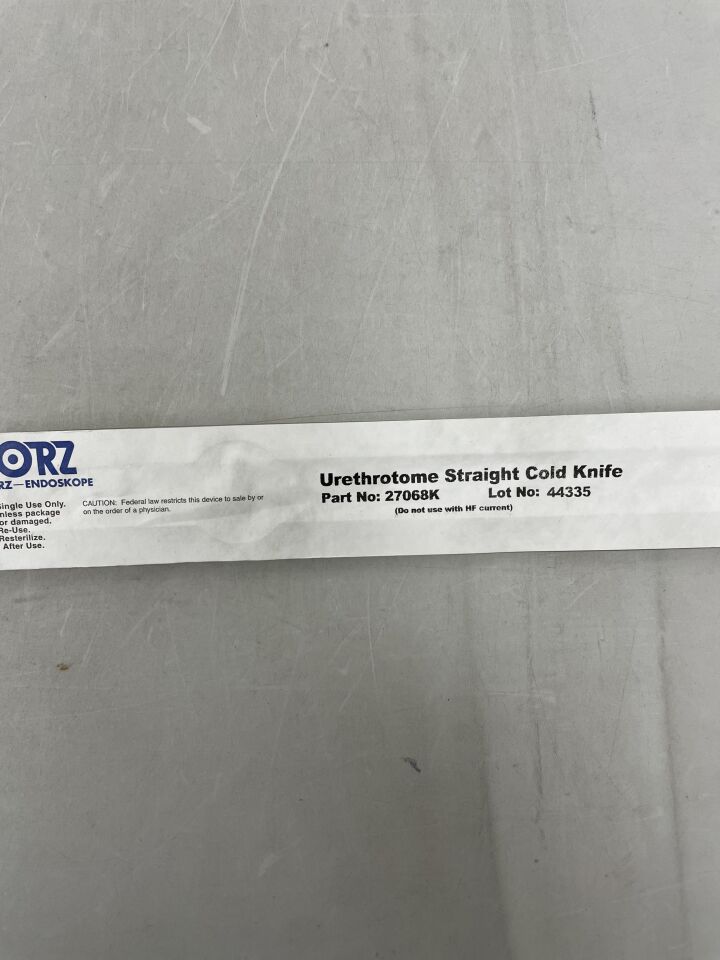 27068K - STORZ - urethrotome straight cold knif , ( EA ) - ( Expiry Date : 2099-12-31 )