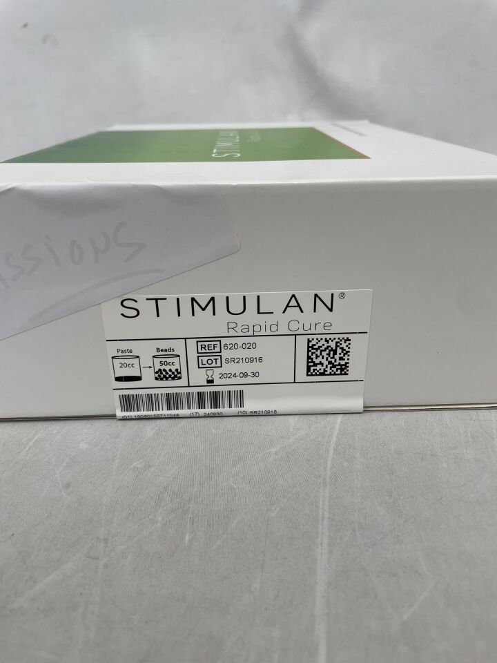 620-020 - BIOCOMPOSITES - Stimulan Sterile Rapid Cure, 20 cc Paste Volume, 50 cc Bead Volume, (BX/1) - ( Expiry Date: 2024-09-30 )