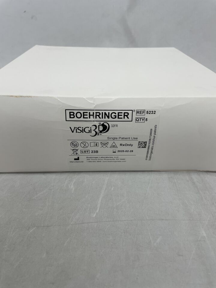 5232 - BOEHRINGER LABORATORIES - ViSiGi 3D Calibration System size 32Fr Sleeve/Std, (BX/5) - ( Expiry Date: 2025-02-28 )