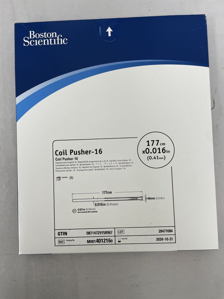 401216 - BOSTON SCIENTIFIC - Coil Pusher-16 - 177cm x .016", () - ( Expiry Date: 2024-10-31 )
