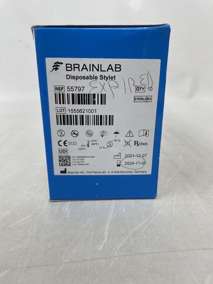55797 - BRAINLAB - Disposable Precalibrated Stylet, (BX/10) - ( Expiry Date: 2024-11-07 )