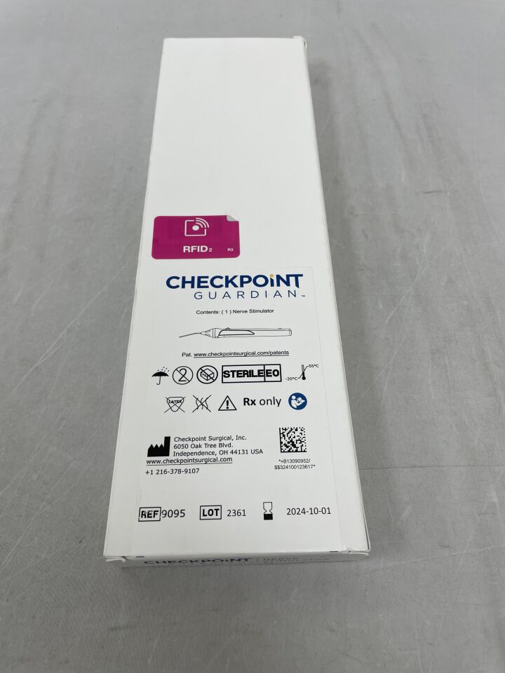 9095 - CHECKPOINT - Nerve Stimulator / Locator, (BX/1) - ( Expiry Date: 2024-10-01 )