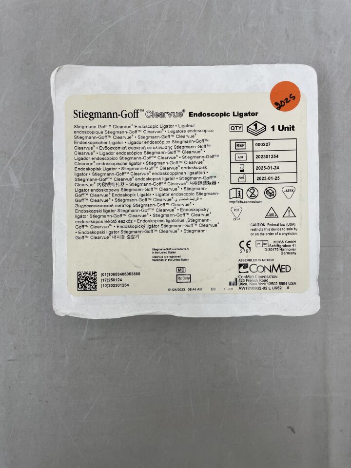 227 - CONMED - Stiegmann-Goff Clearvuew Endoscopic Ligator, (EA) - ( Expiry Date: 2025-01-24 )
