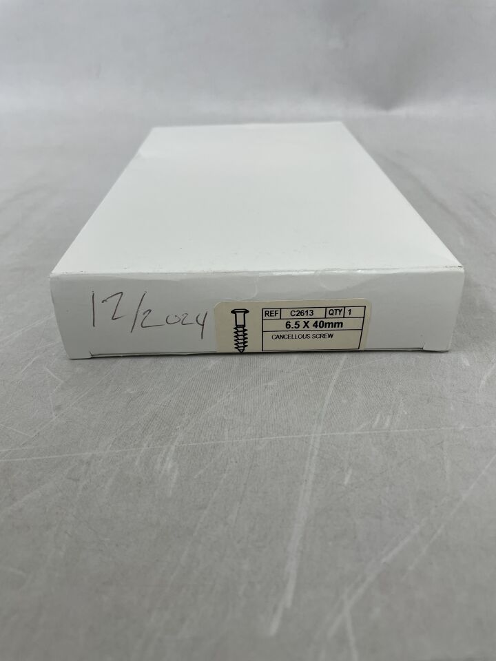 C2613 - CONMED - Linvatec Cancellous Screw, 6.5mm x 40mm, (BX/1) - ( Expiry Date: 2024-12-11 )
