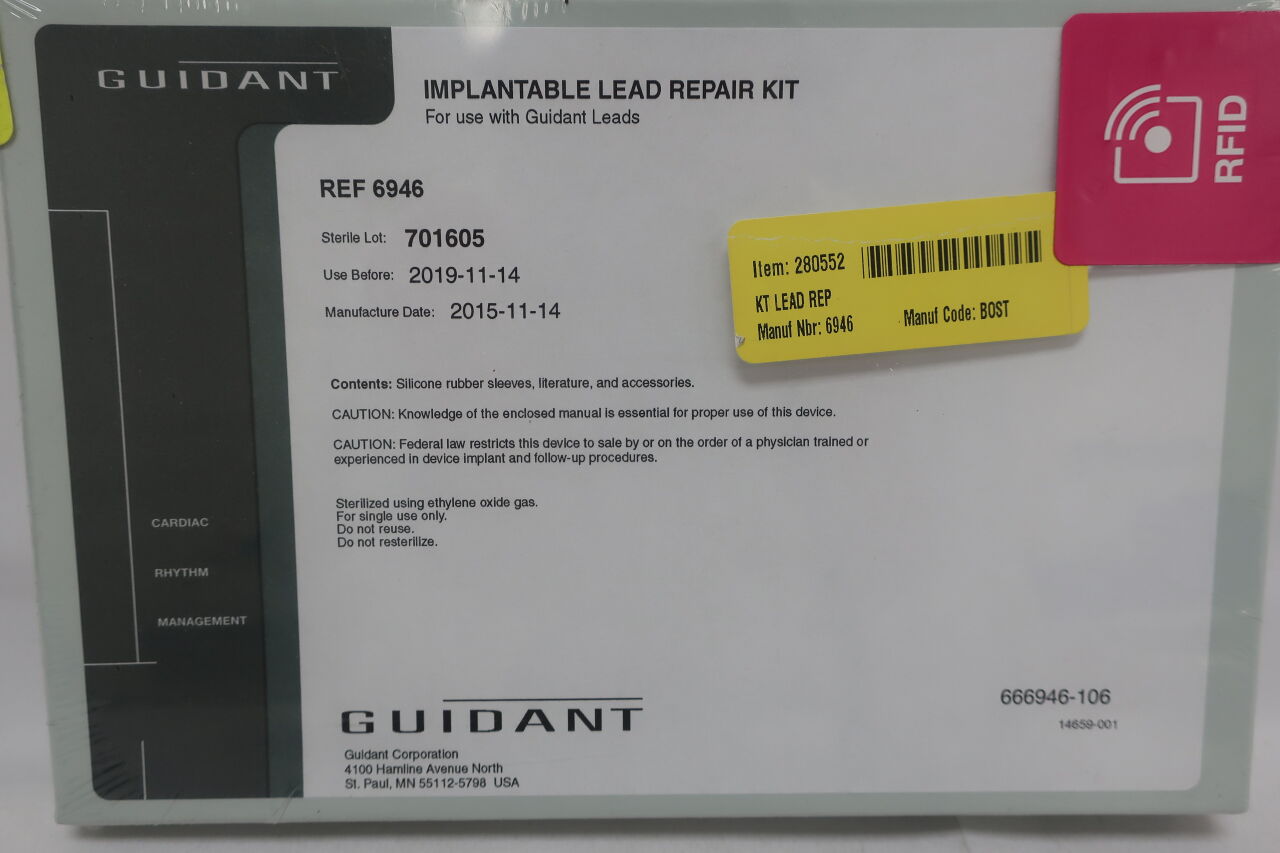 6946 - GUIDANT - Implantable Lead Repair Kit, (BX/1) - ( Expiry Date: 2023-03-07 )