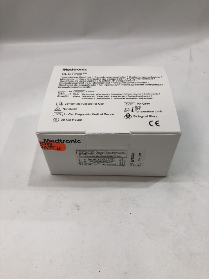 550-08 - MEDTRONIC - clottrac coagulation controls, (BX/15) - ( Expiry Date: 2024-12-26 )