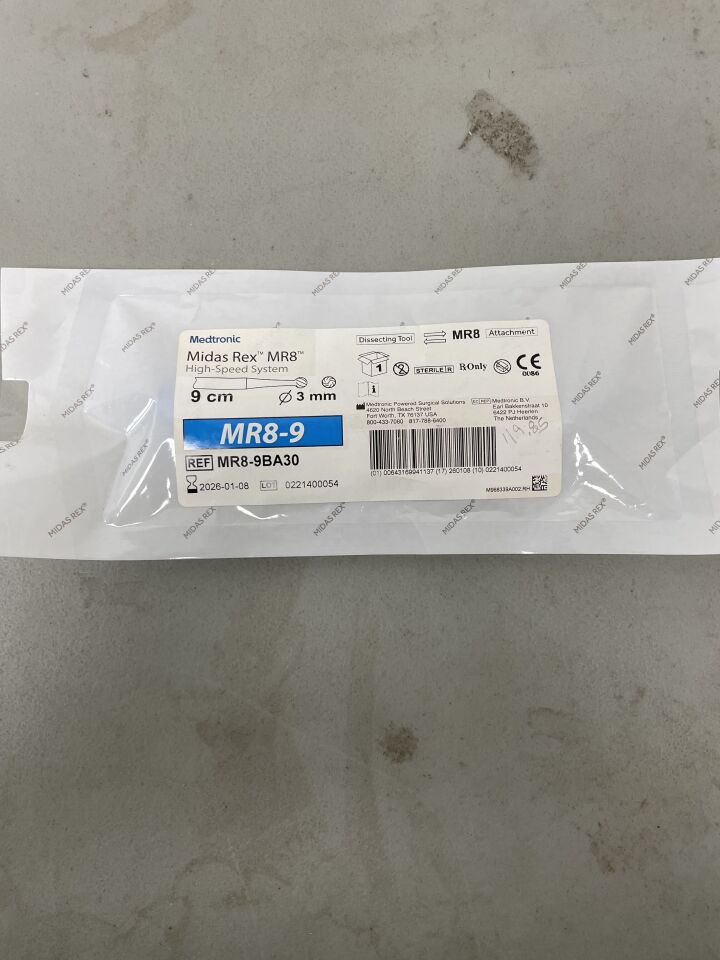 MR8-9BA30 - MEDTRONIC - Midas Rex MR8, Ball Fluted 9cm, 3mm, ()