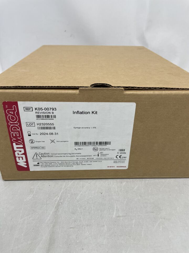 K05-00793 - MERIT MEDICAL - Inflation kit, (BX/1) - ( Expiry Date: 2024-08-31 )