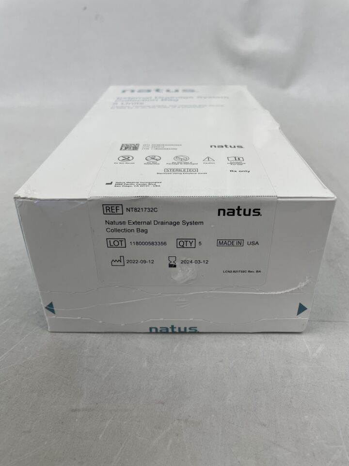 NT821732C - NATUS - External Drainage System Collection Bag, (BX/5) - ( Expiry Date: 2024-03-12 )