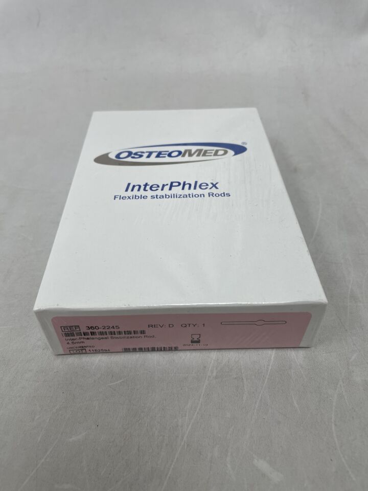 360-2245 - OSTEOMED - InterPhlex Inter-Phalangeal Stabilization Rod, 4.5mm, (BX/1) - ( Expiry Date: 2024-11-19 )