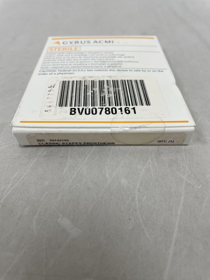 70142150 - SMITH & NEPHEW - Robinson Classic Stapes Prostheses, Large Well, 5 mm, (BX/1)