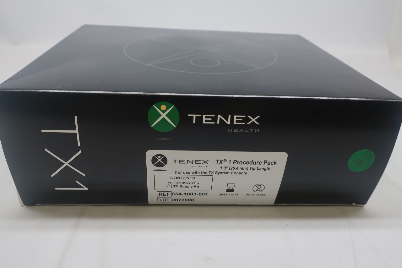 554-1003-001 - TENEX HEALTH - TX1 PROCEDURE PACK, 1.0", 25.4mm TIP LENGTH, () - ( Expiry Date: 2024-10-17 )