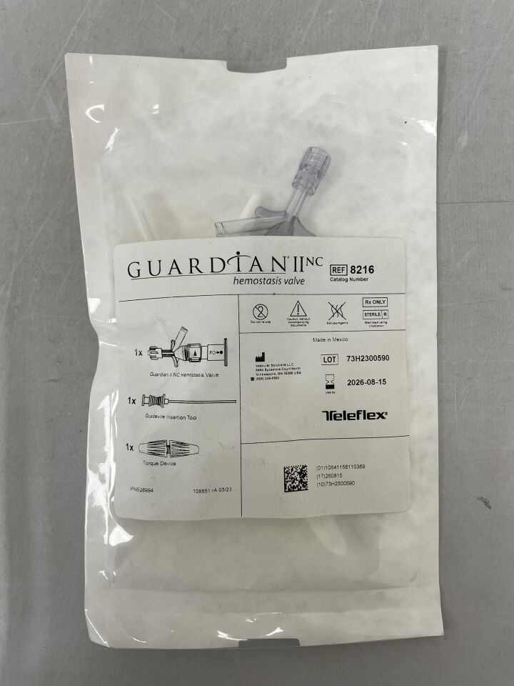 8216 - 泰利福 - Guardian II 止血閥,(EA)-(有效期至:2026-08-15)
